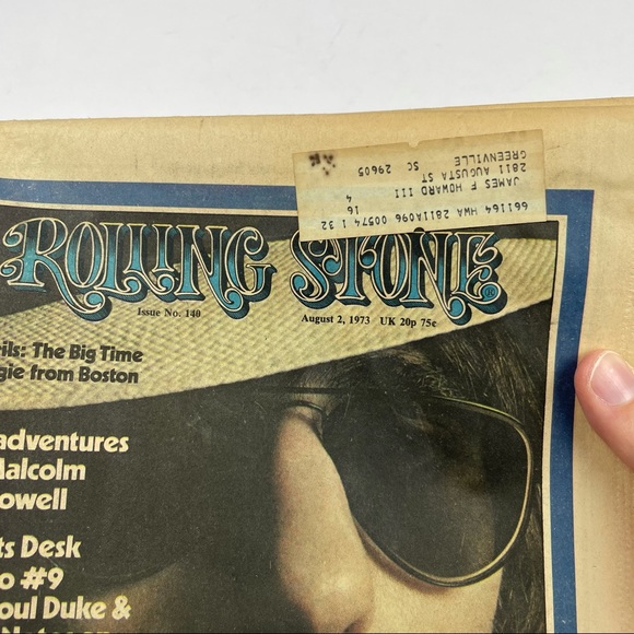 Vintage Rolling Stone Magazine J. Geils Malcom McDowell April 2, 1973 Music Art - Picture 2 of 4